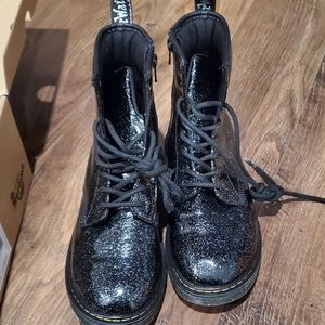 Black Sparkle Boots